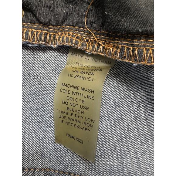 Two by Vince Camuto Tapered Jeans Blue Denim Stretch Size 31/12 - Picture 4 of 9